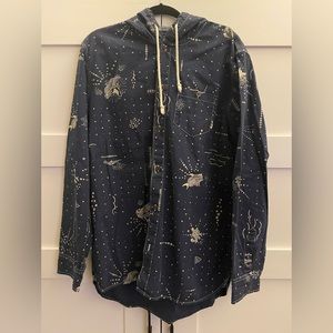 Vans - Van Doren- limited edition mens thin button up hoodie shirt